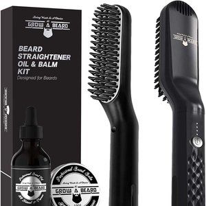 Beard Straightener for Men Plus Beard Growth Oil